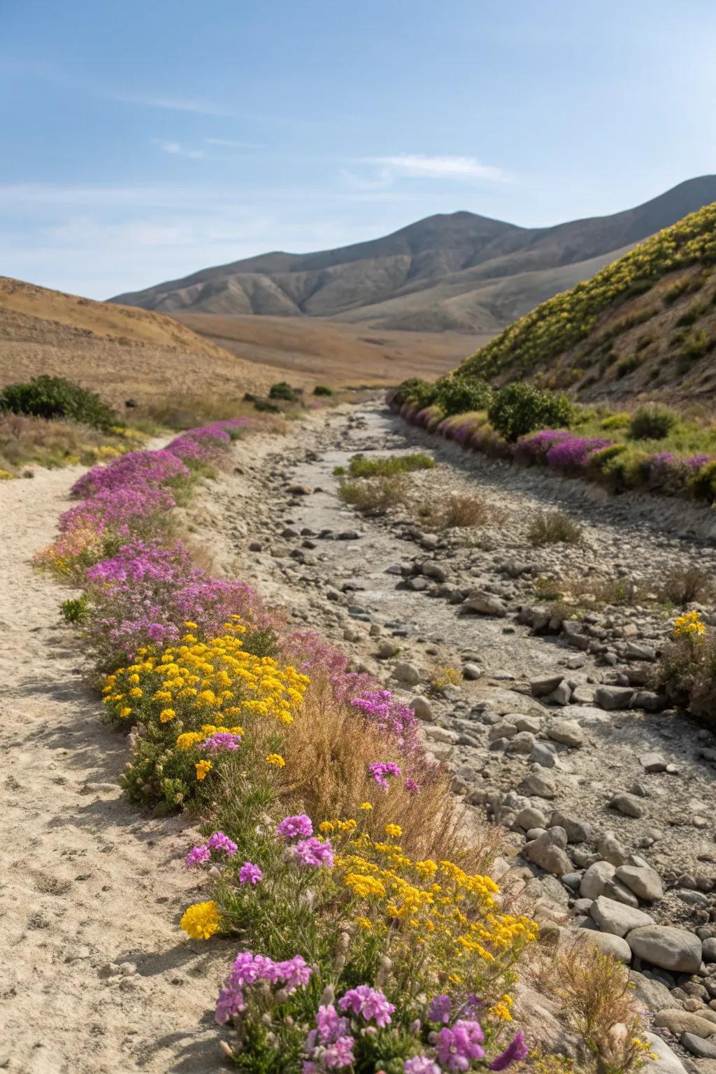 Seasonal blooms bring color and change to your stream.