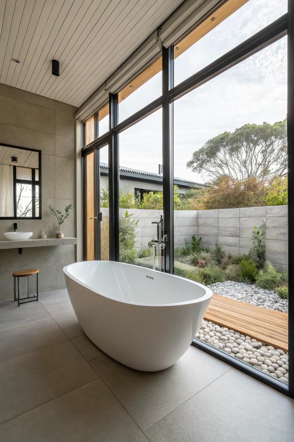 Fashion an airy sensation through an elevated tub blueprint.