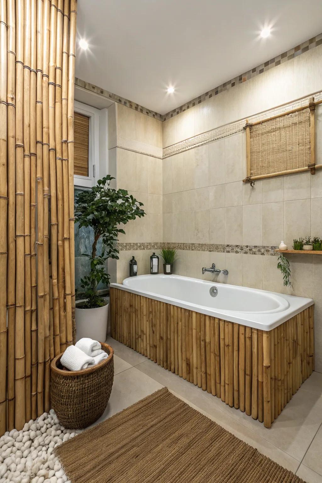 Opt for environmentally sound substances to establish a sustainable bathroom.