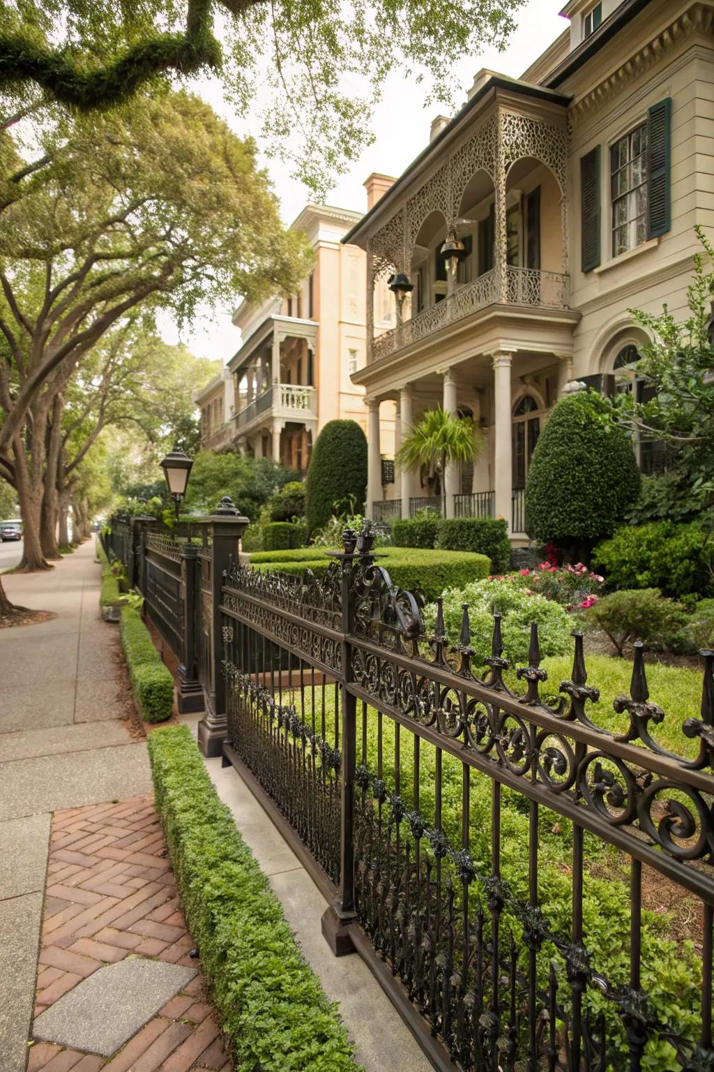 Refined allure with forged iron accents