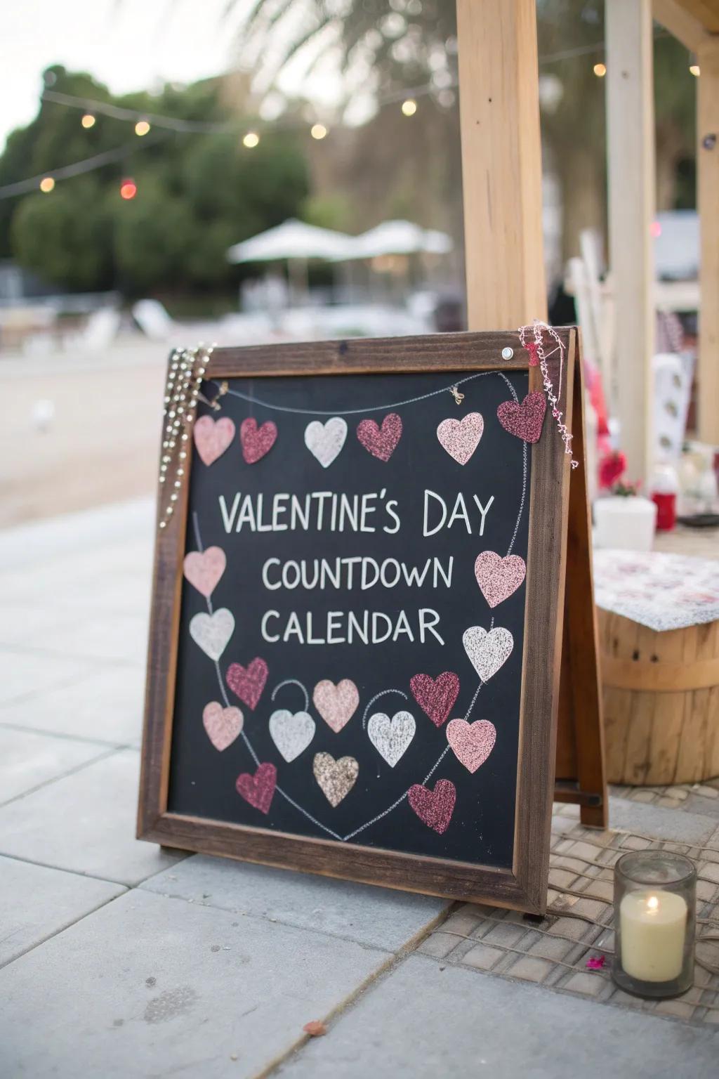 Celebrate with a daily Valentine's countdown.