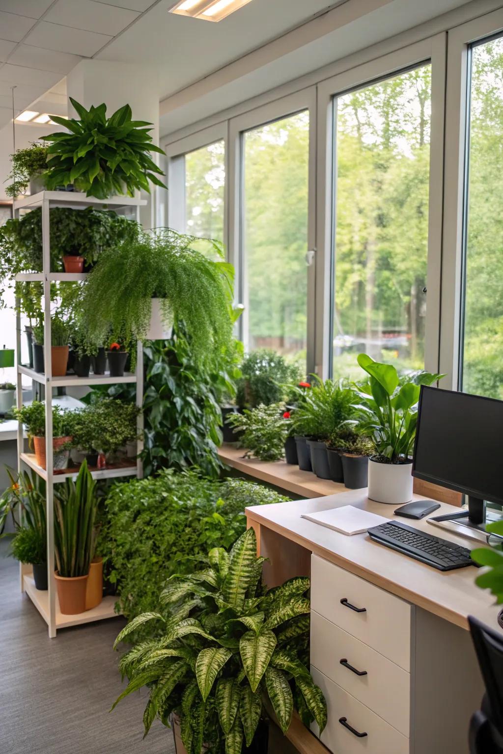 Enrich your workspace with the soothing essence of nature.