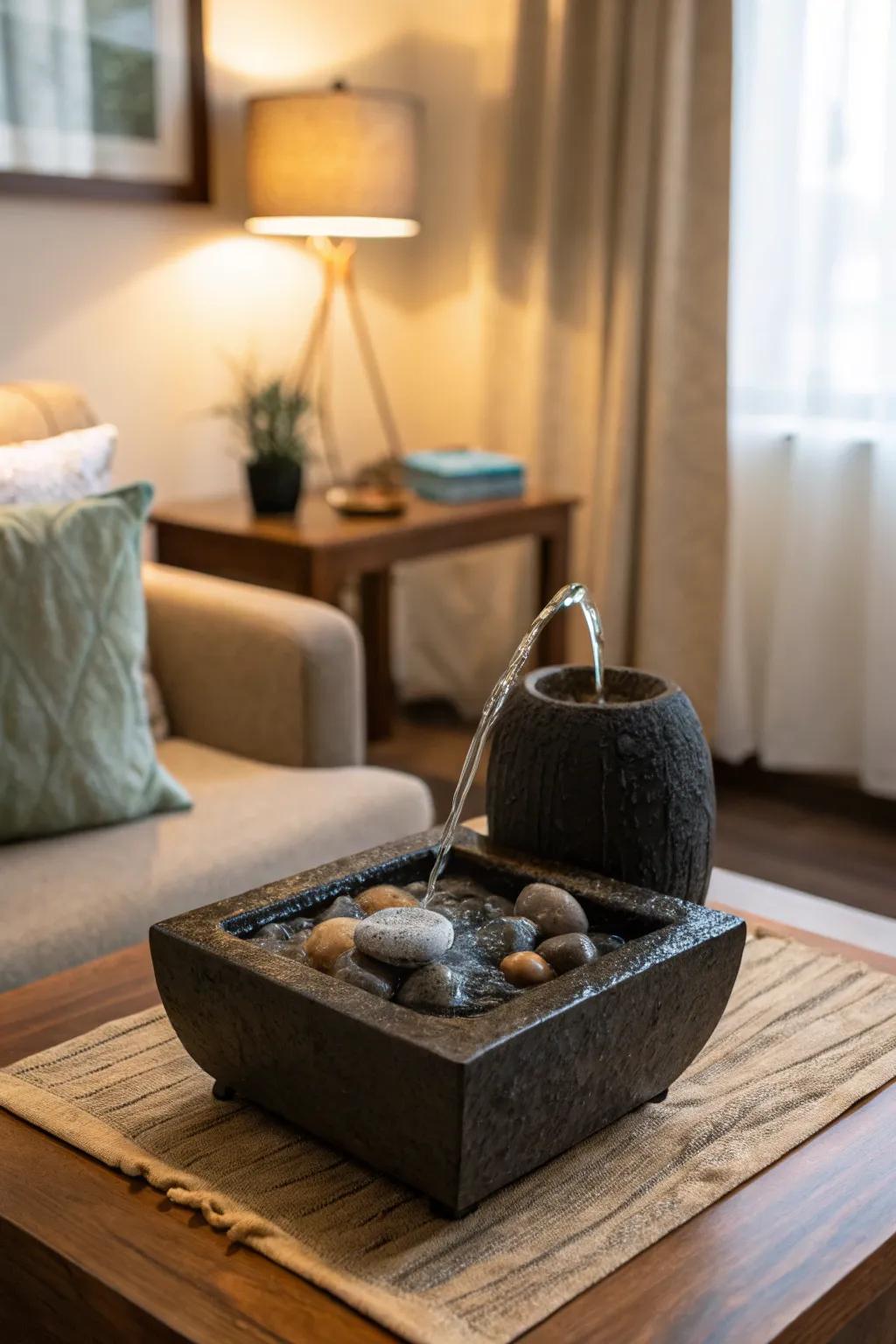 Water elements add tranquility and activity to your design.