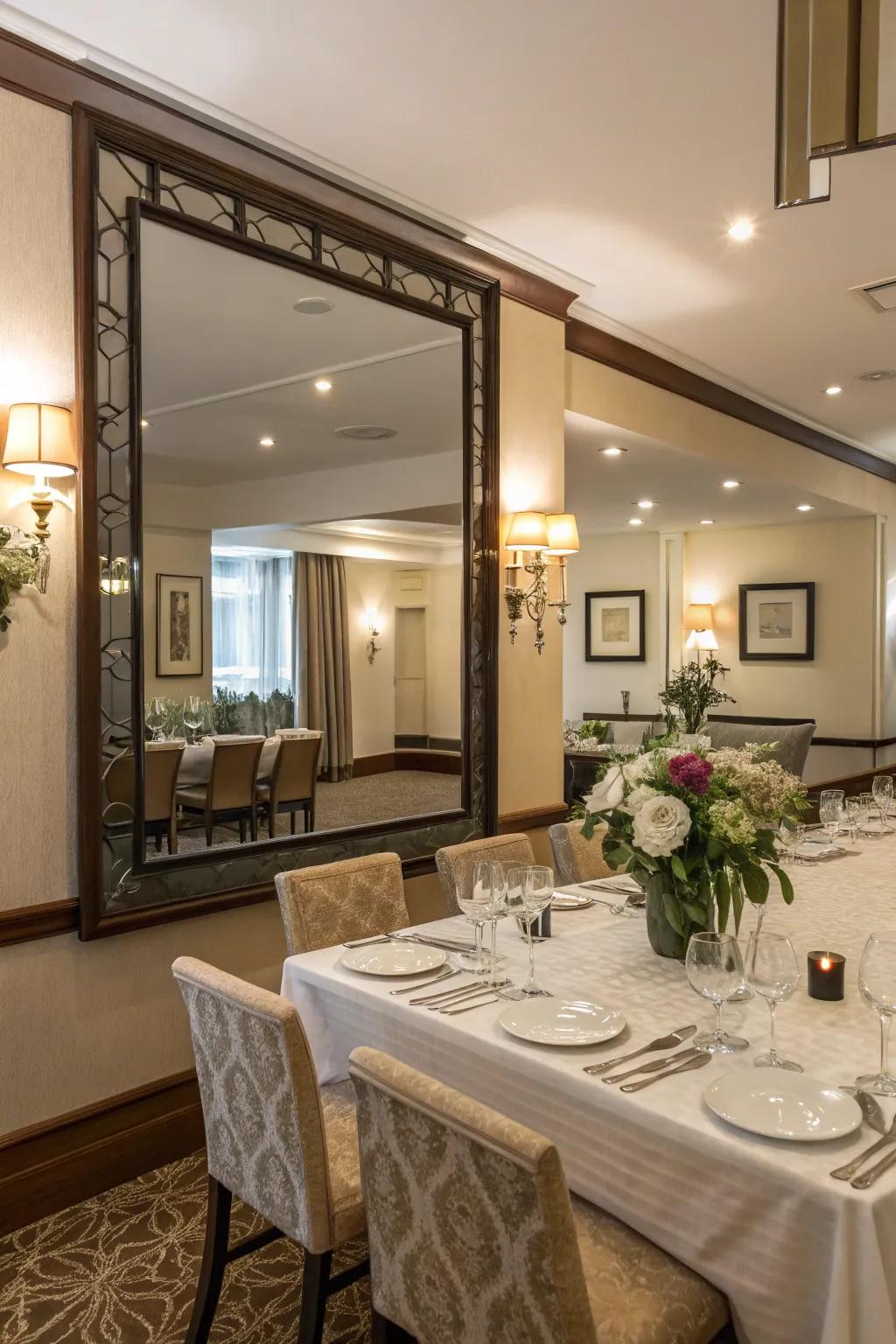 Mirrors, when placed thoughtfully, can increase the room's vitality.