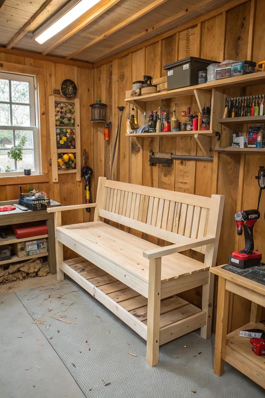 A customizable DIY seat for a personalized touch.