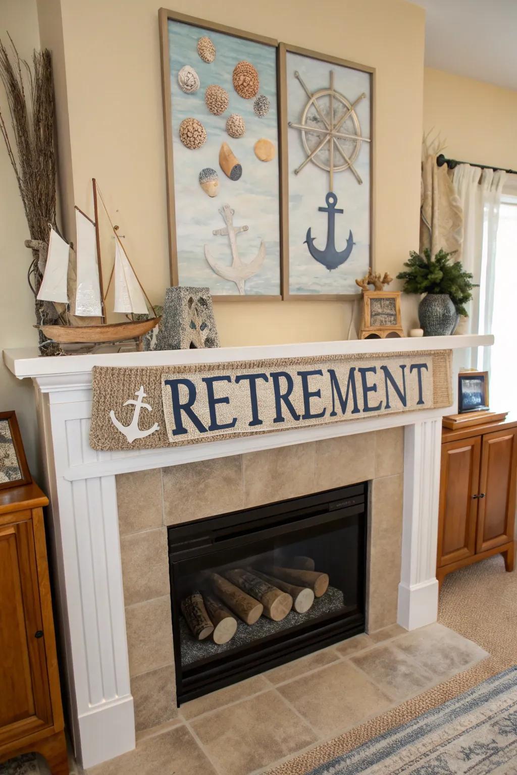 Nautical markers bring the sea to your decor.