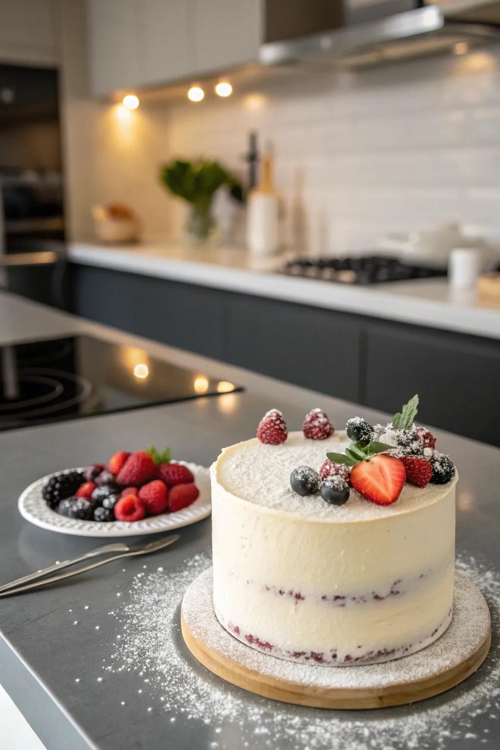 Understated elegance with a minimalist sweet cream finish