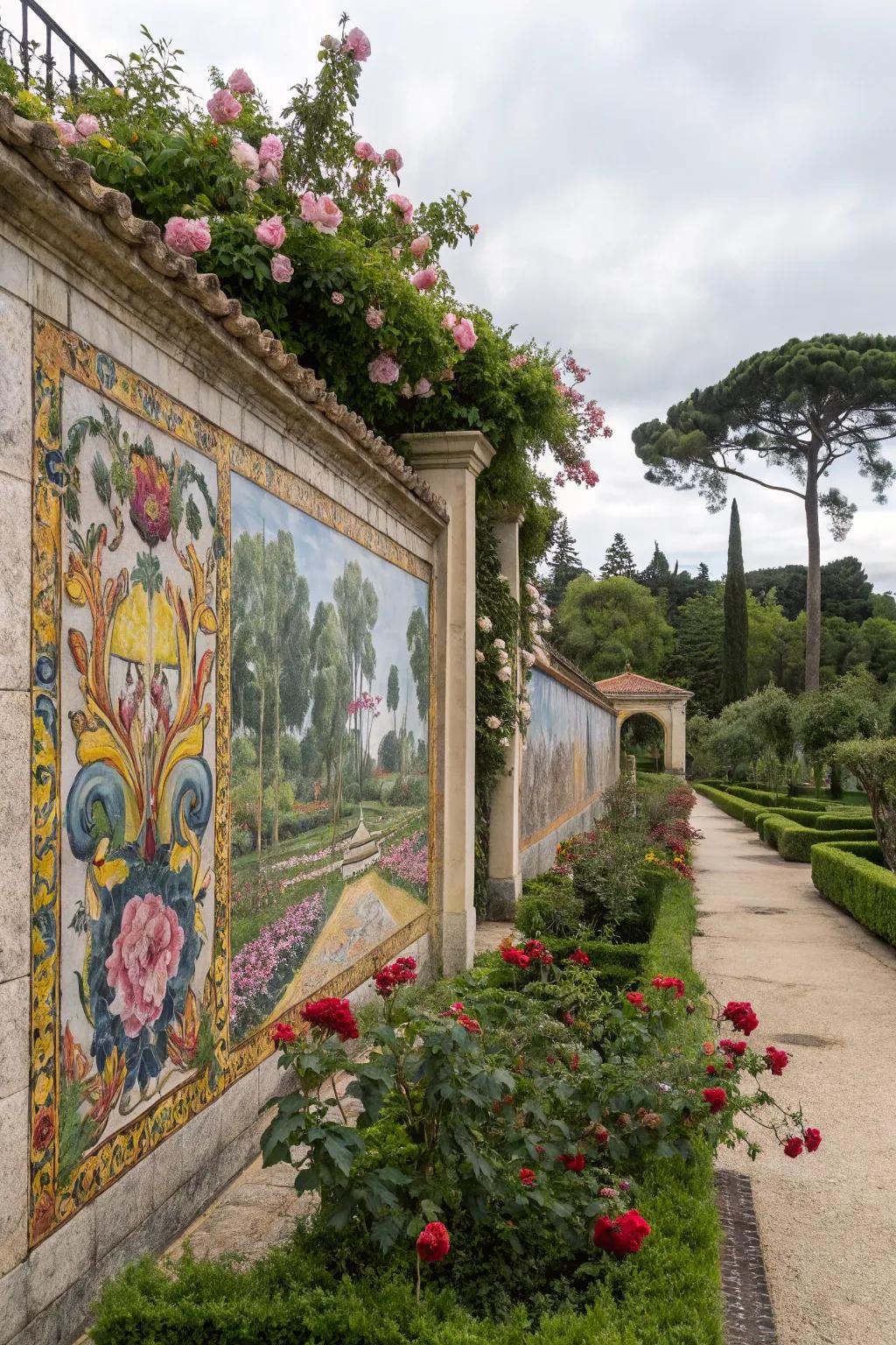 Artistic murals transform your building front into a canvas for expression.