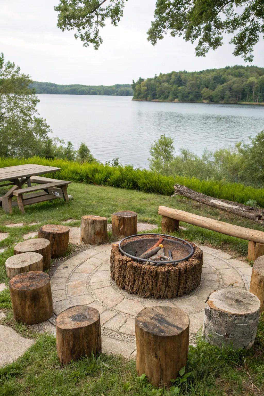 An eco-friendly fire pit lets you enjoy nature while helping the environment.