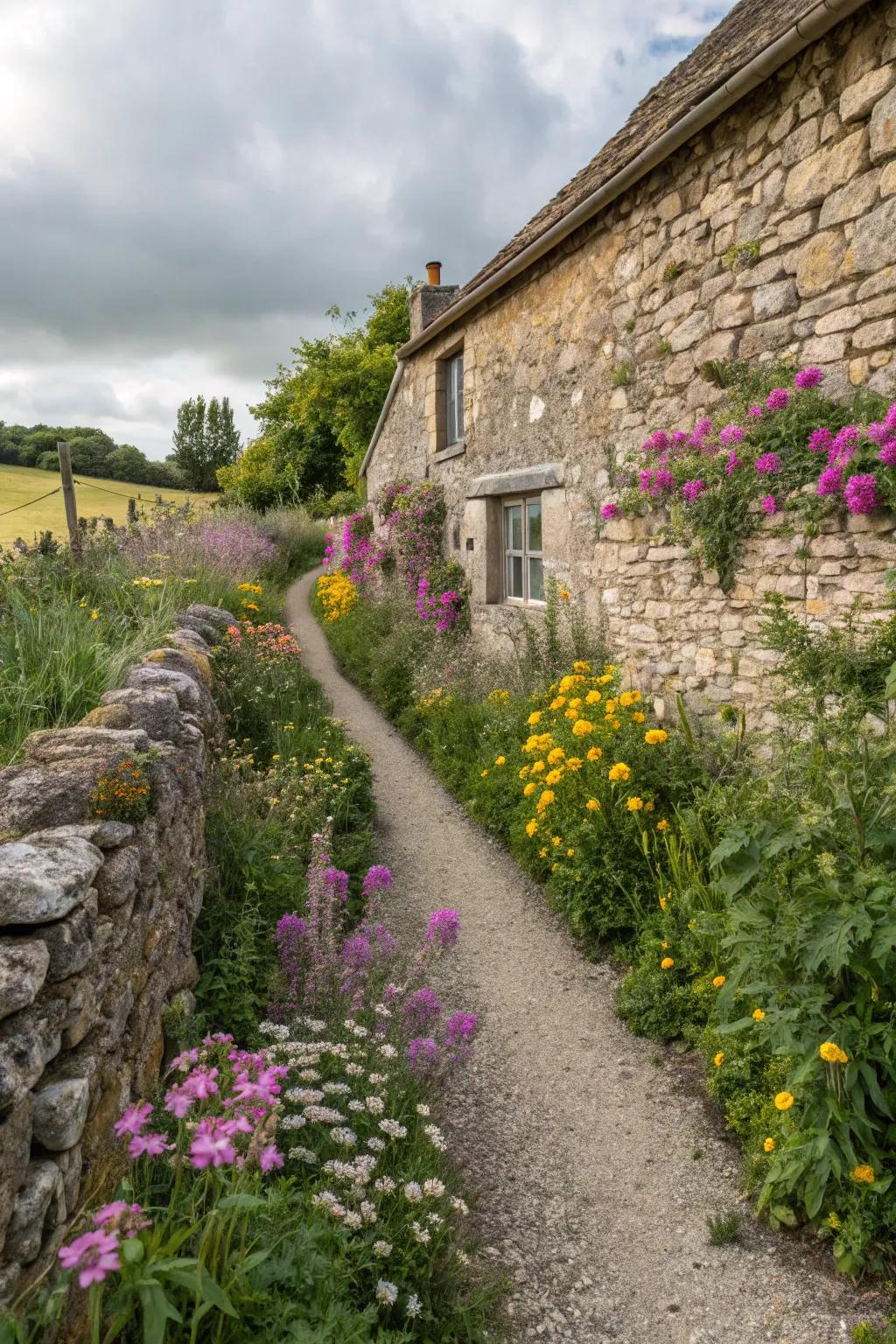 Charming stone facades introduce a hint of rustic countryside appeal to any dwelling.