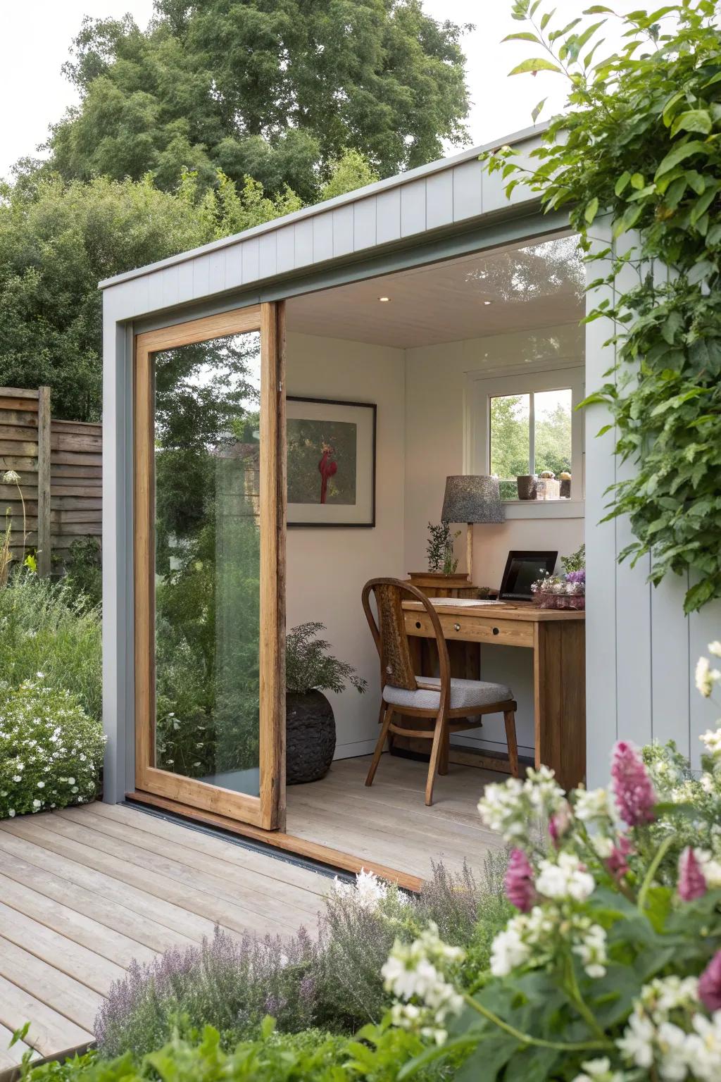 Mirrors expanding the sense of space.