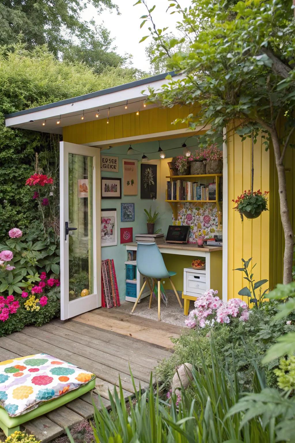 Adding energy with a pop of color.