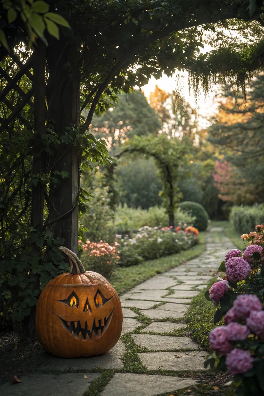 A mystical being pumpkin that breathes existence into fantasy.