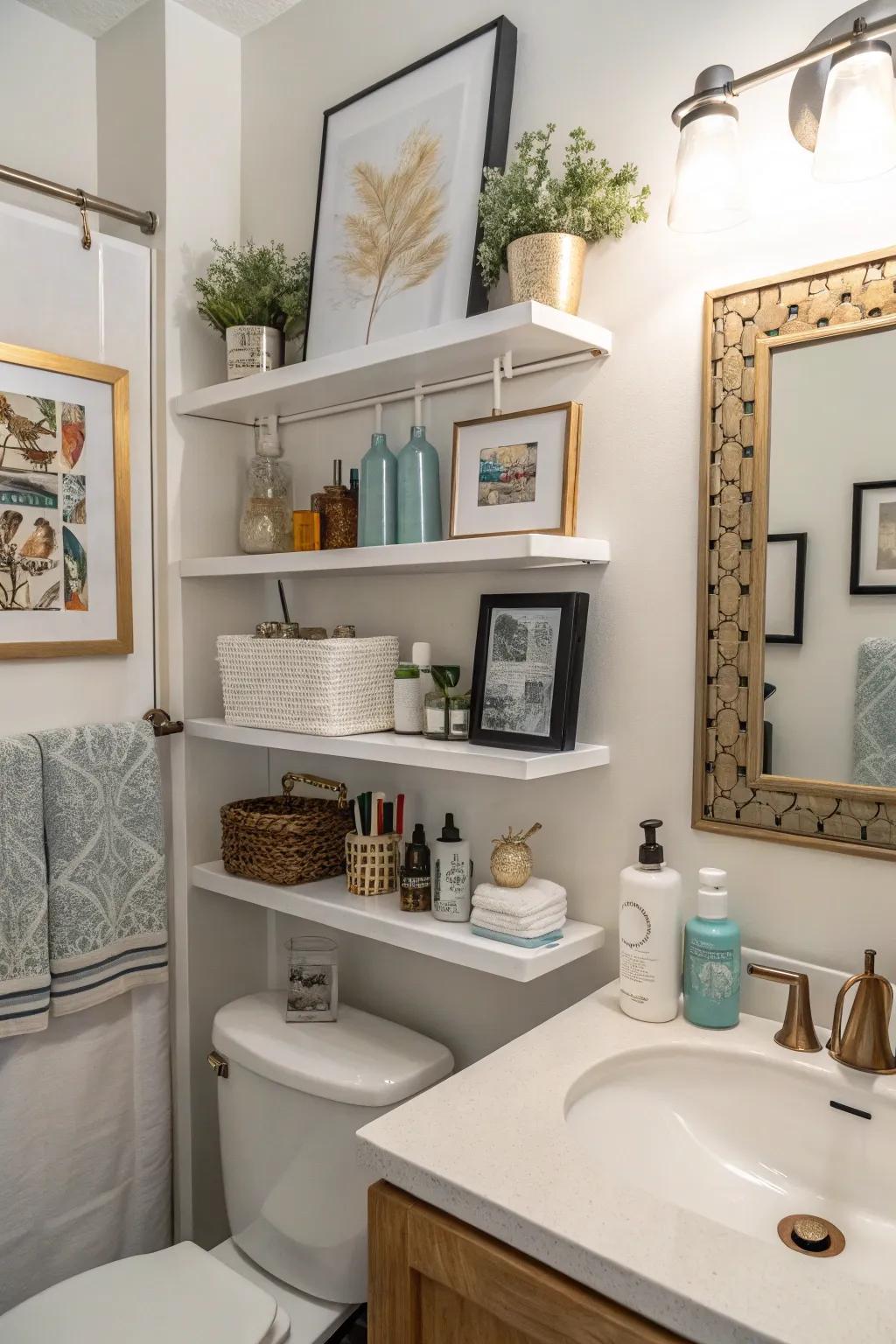 Practical decor balances function with design.