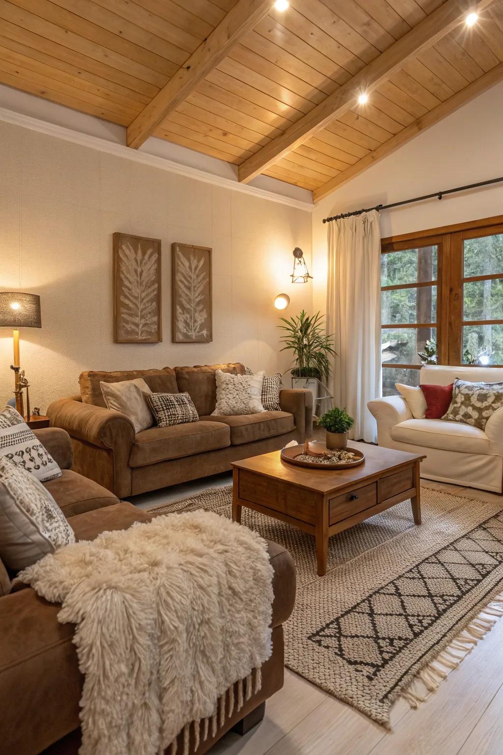 Textural variety gives depth and interest to every space.