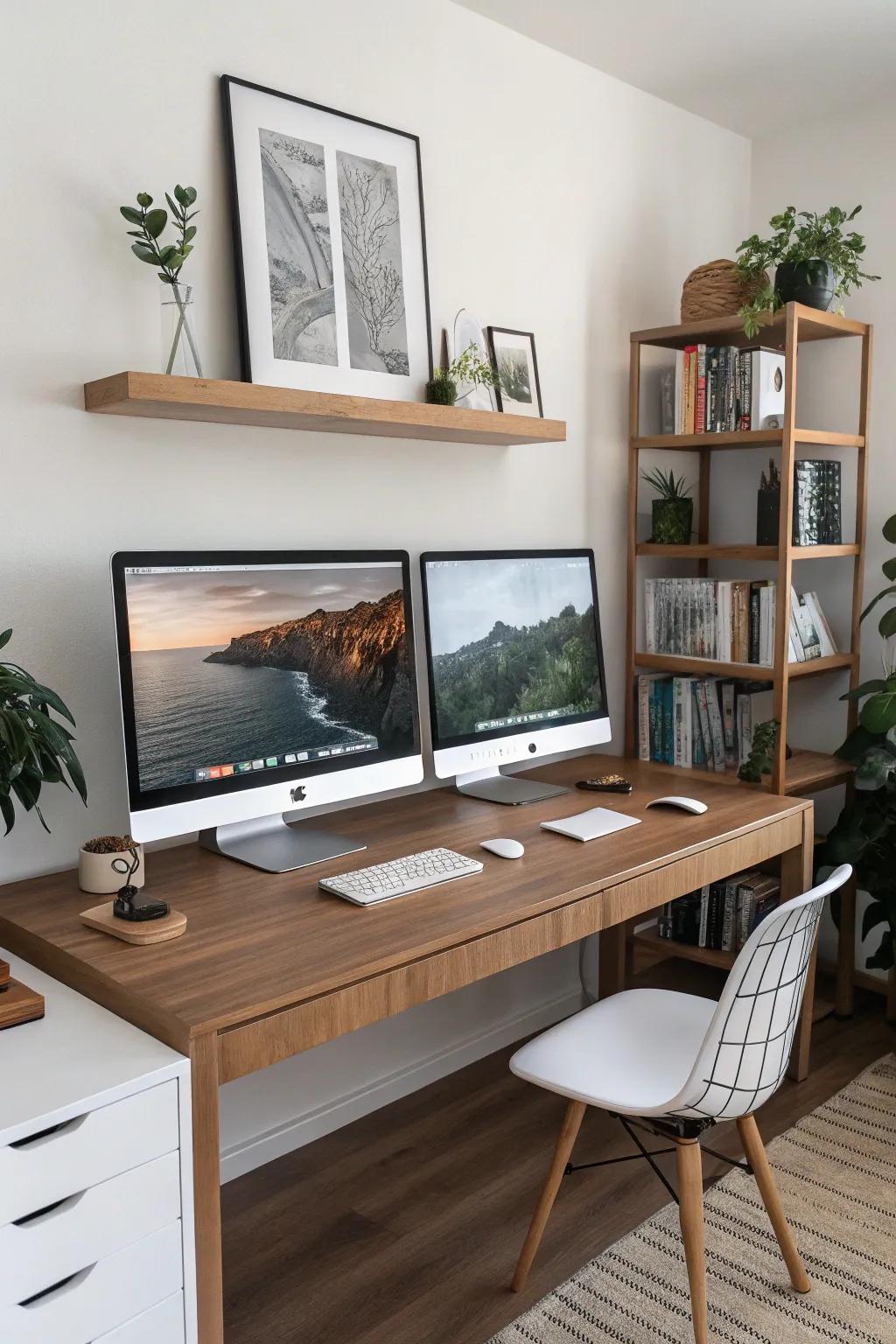 Using dual monitors can really boost your workflow and efficiency.