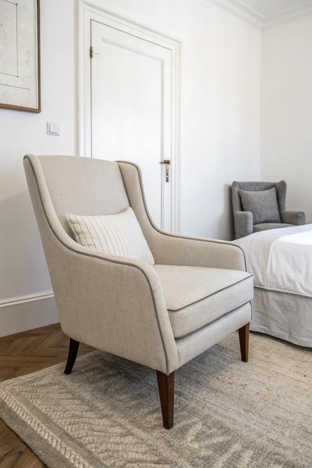 Minimalist designs achieve elegance through simple forms.