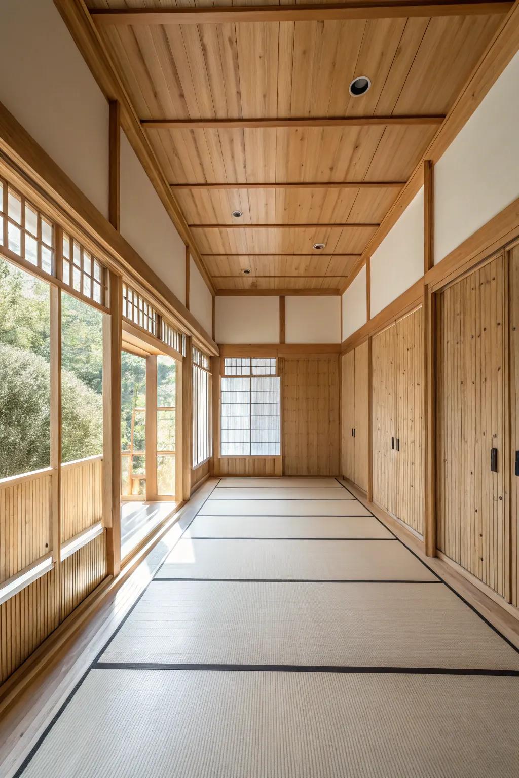 Celebrate simplicity using minimalist wood designs.