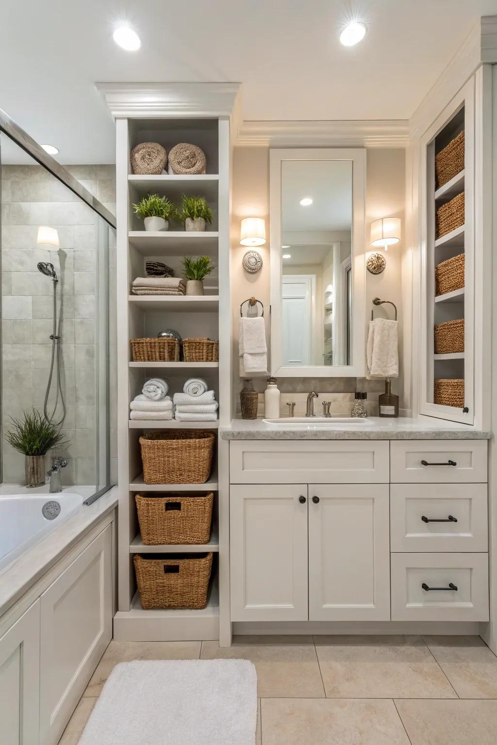 Practical layout with efficient storage solutions.