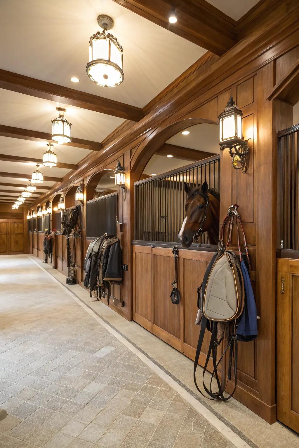 Equine sophistication harmonizes functionality with high-end aesthetics.