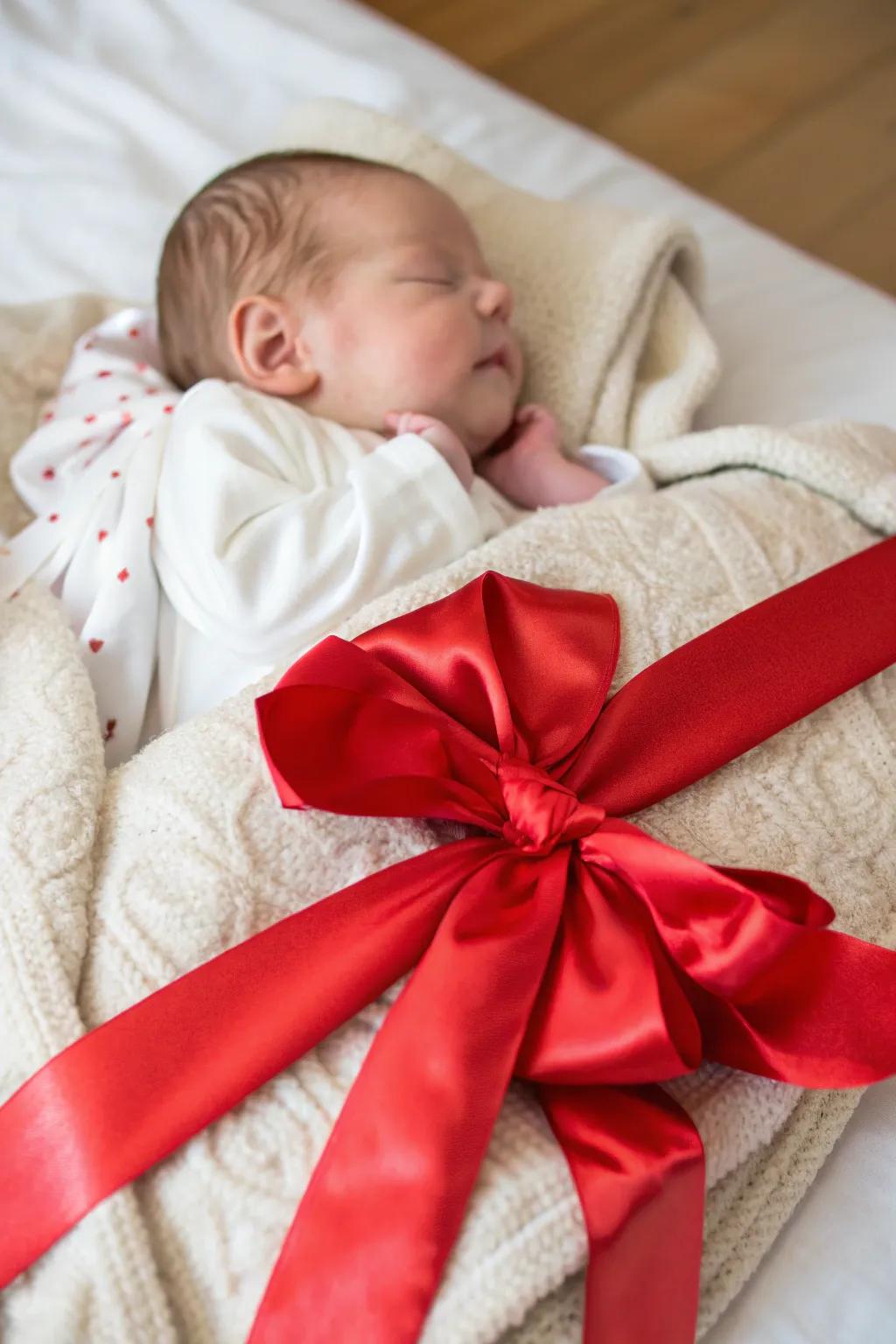 Your baby is the best gift of all, wrapped in love.