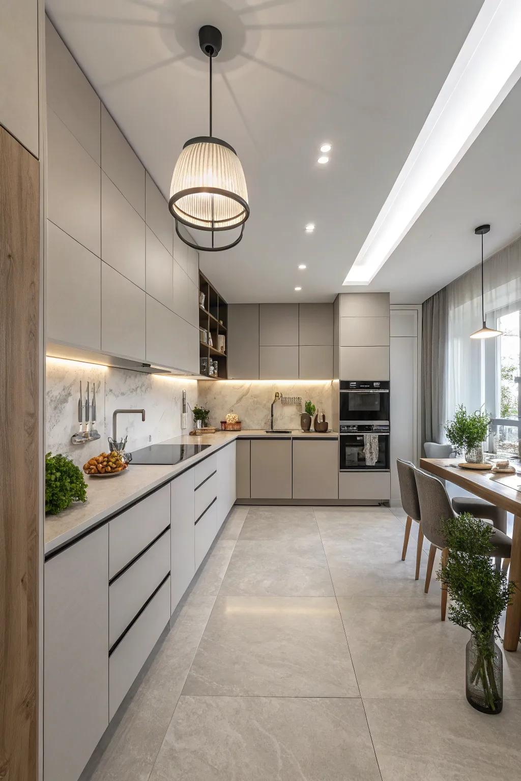 Nordic lights usher serenity and functionality.