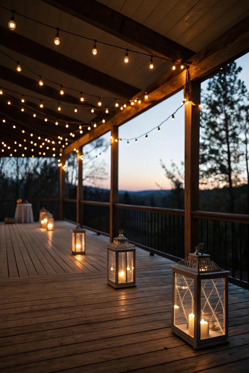 Produce an enchanting environment with carefully arranged ambient lighting.