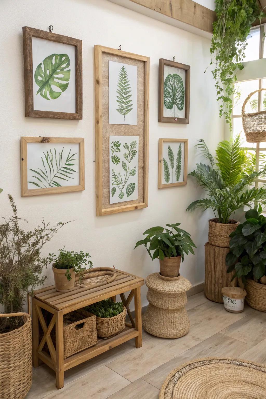 Eco-friendly frames for a greener home.