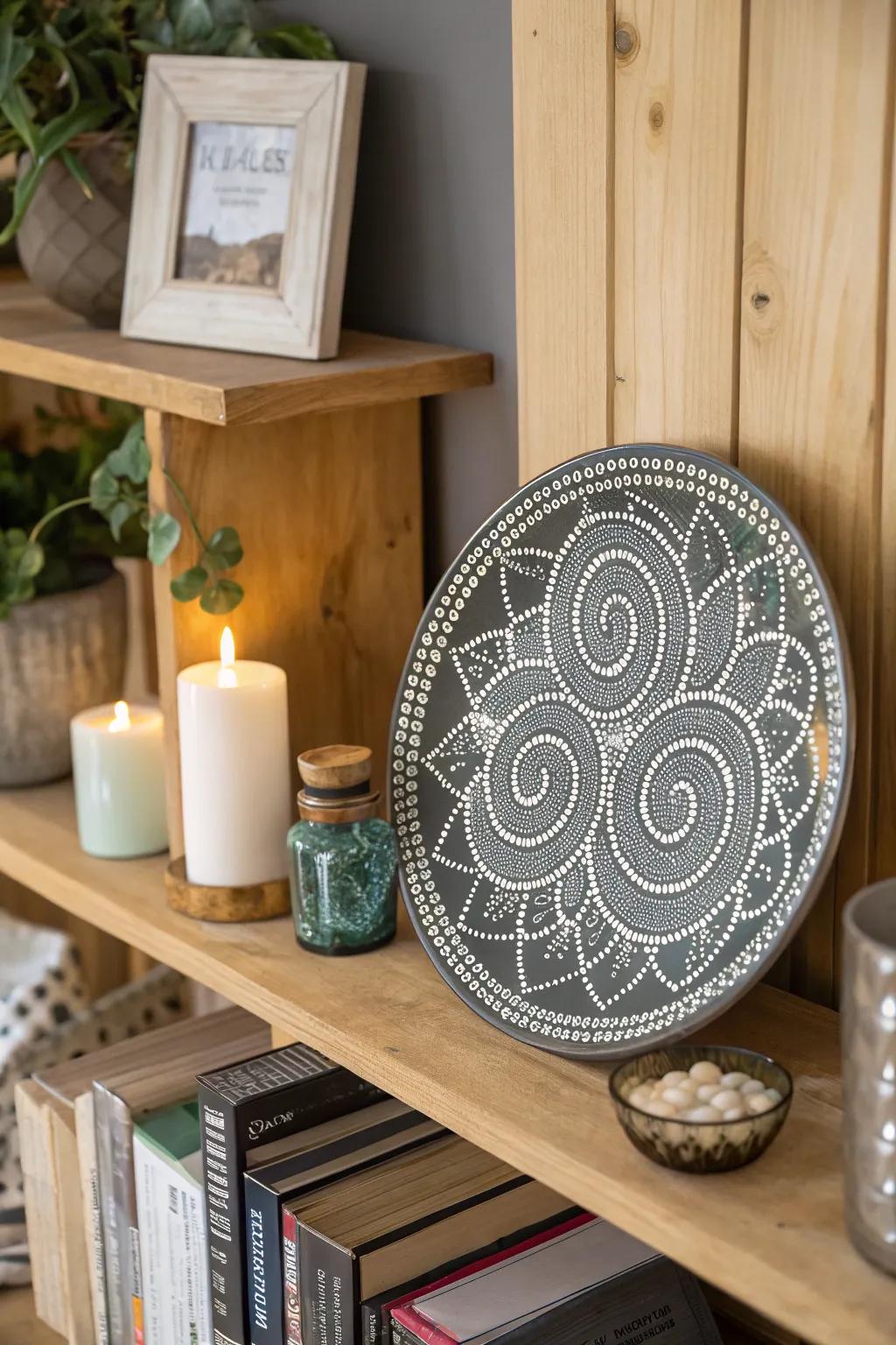 Swirl crystals bring vibrant beauty to design.