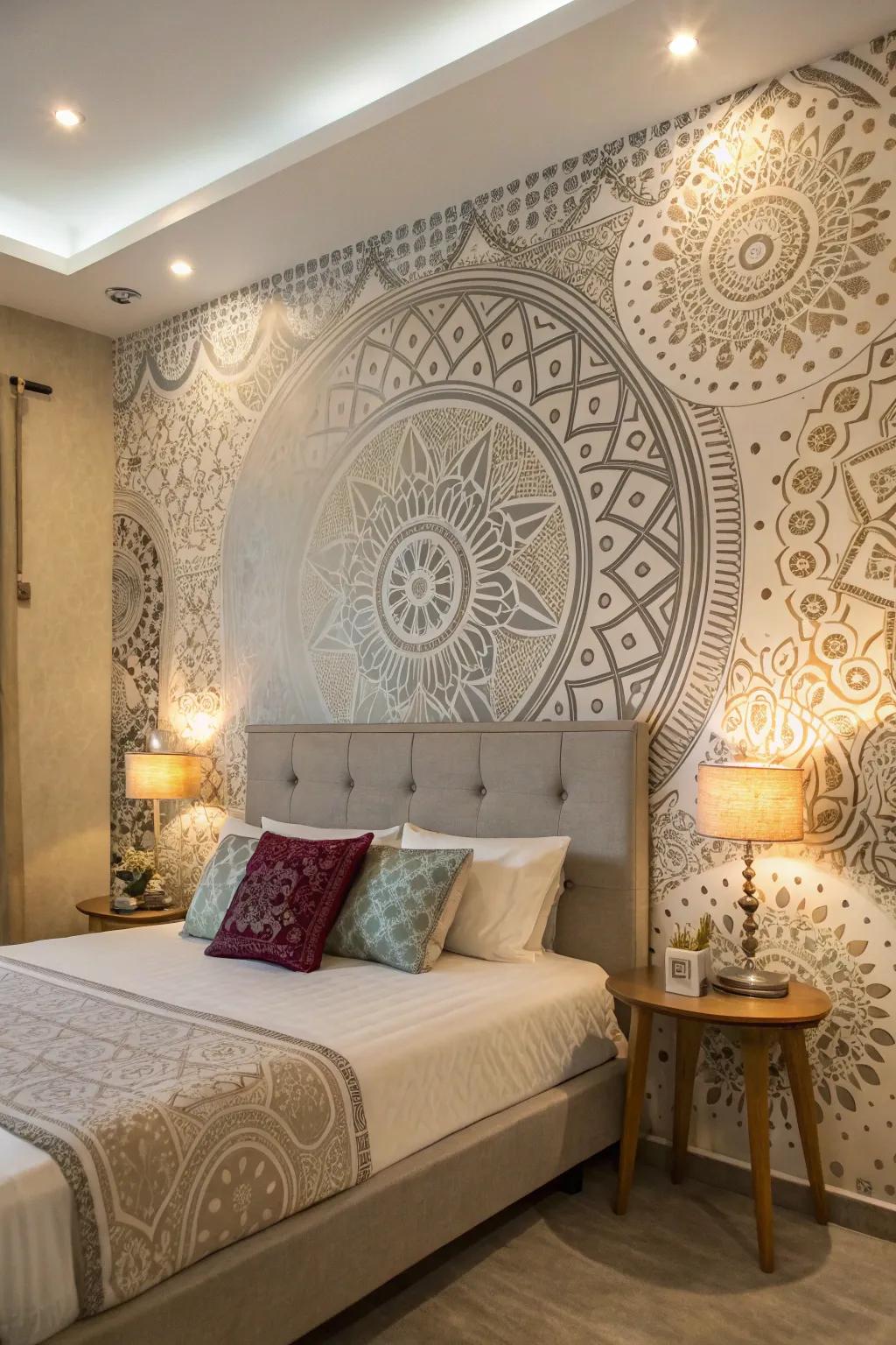 Patterned emboss method personalizes your space.