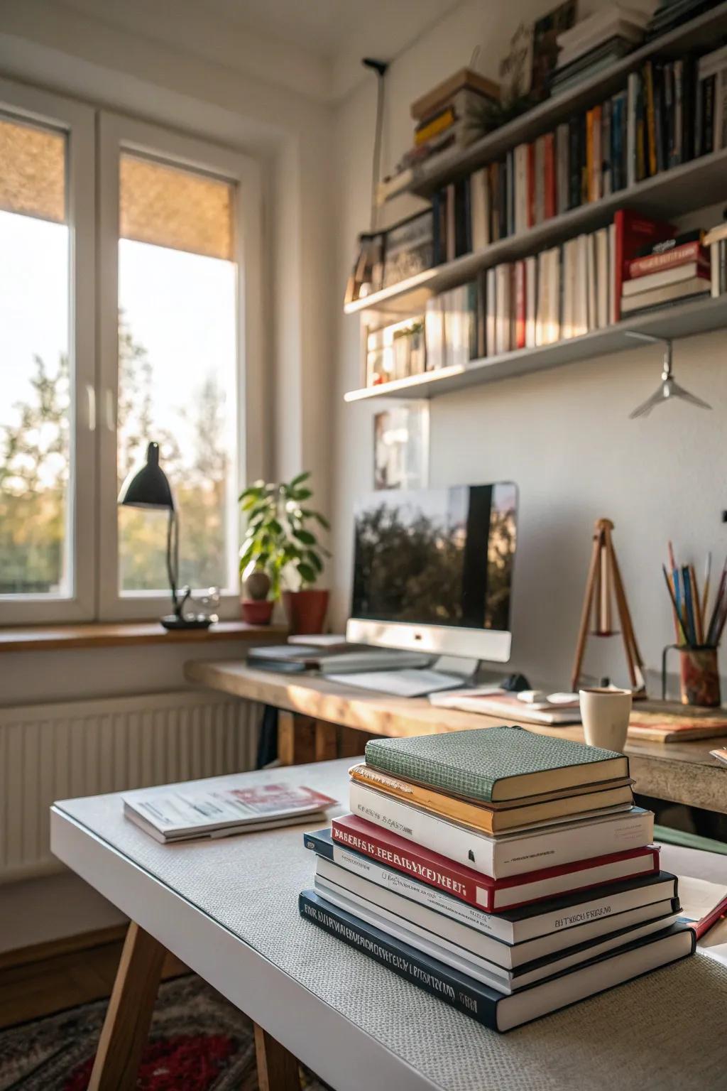 Design books provide new perspectives.