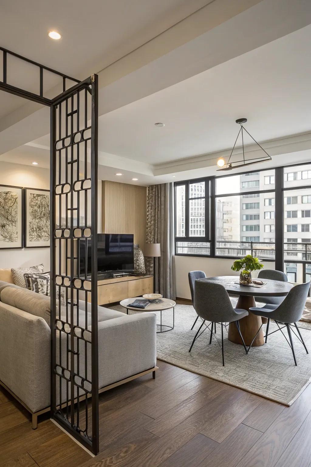 Room dividers improve décor and define spaces.