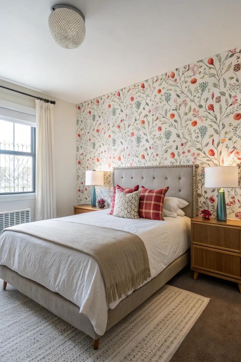 Your walls will look better quickly with temporary wallpaper.