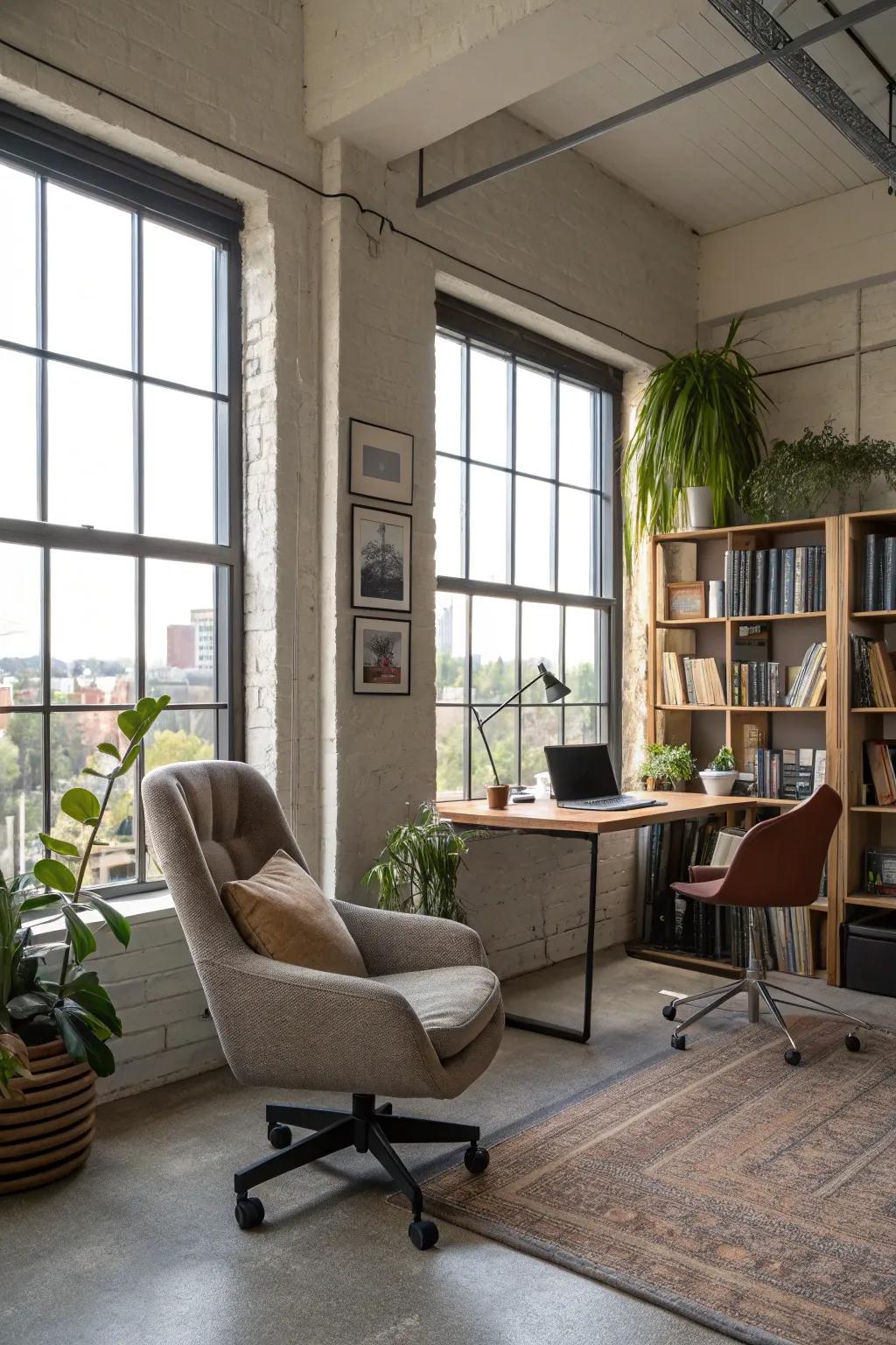 Comfortable seating boosts productivity and well-being.