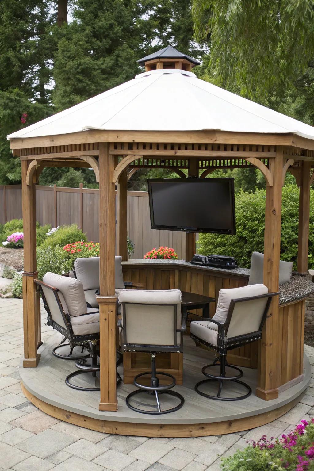 Swivel mounts provide optimal viewing from any direction.