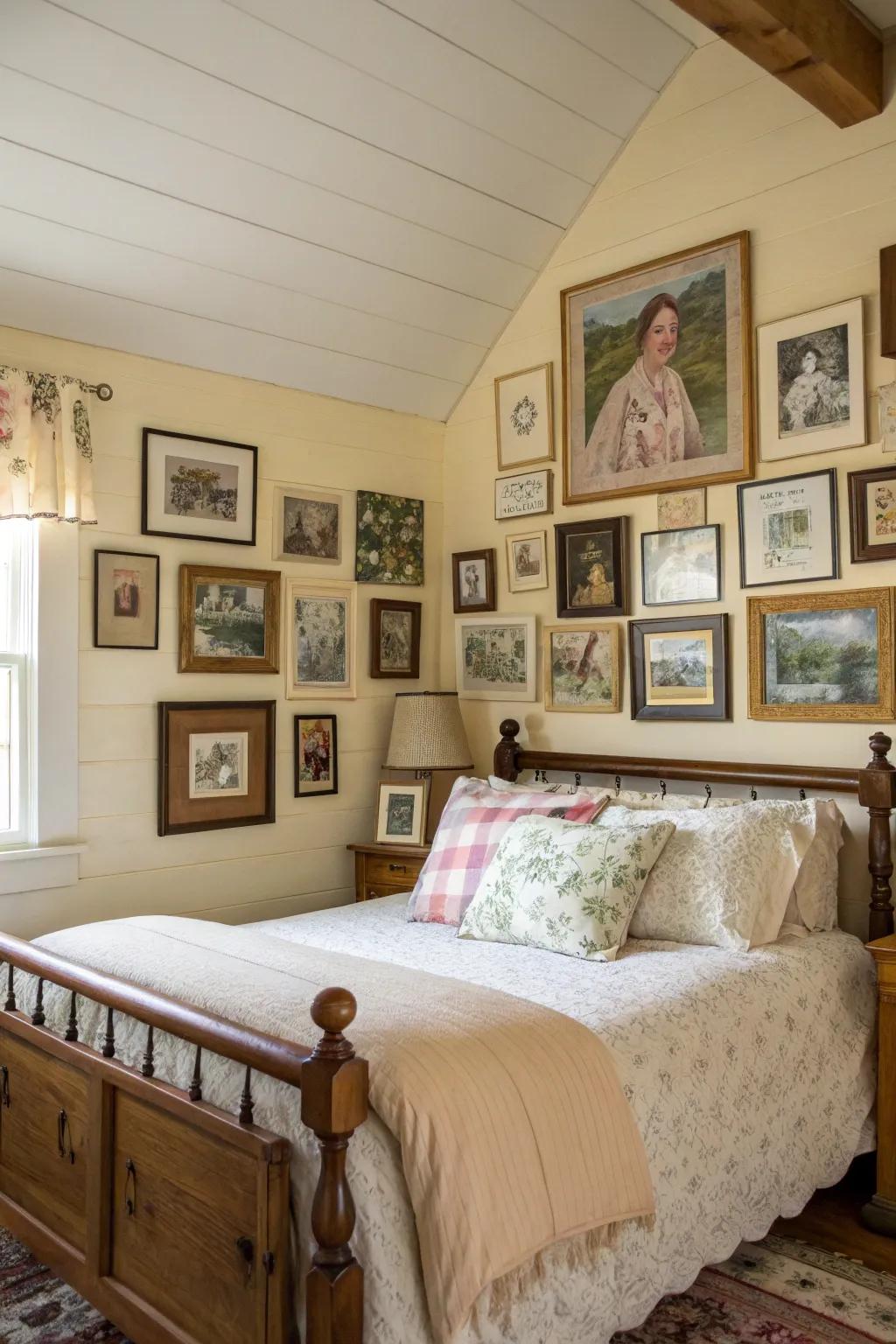 Design your space by setting up a personalized gallery.