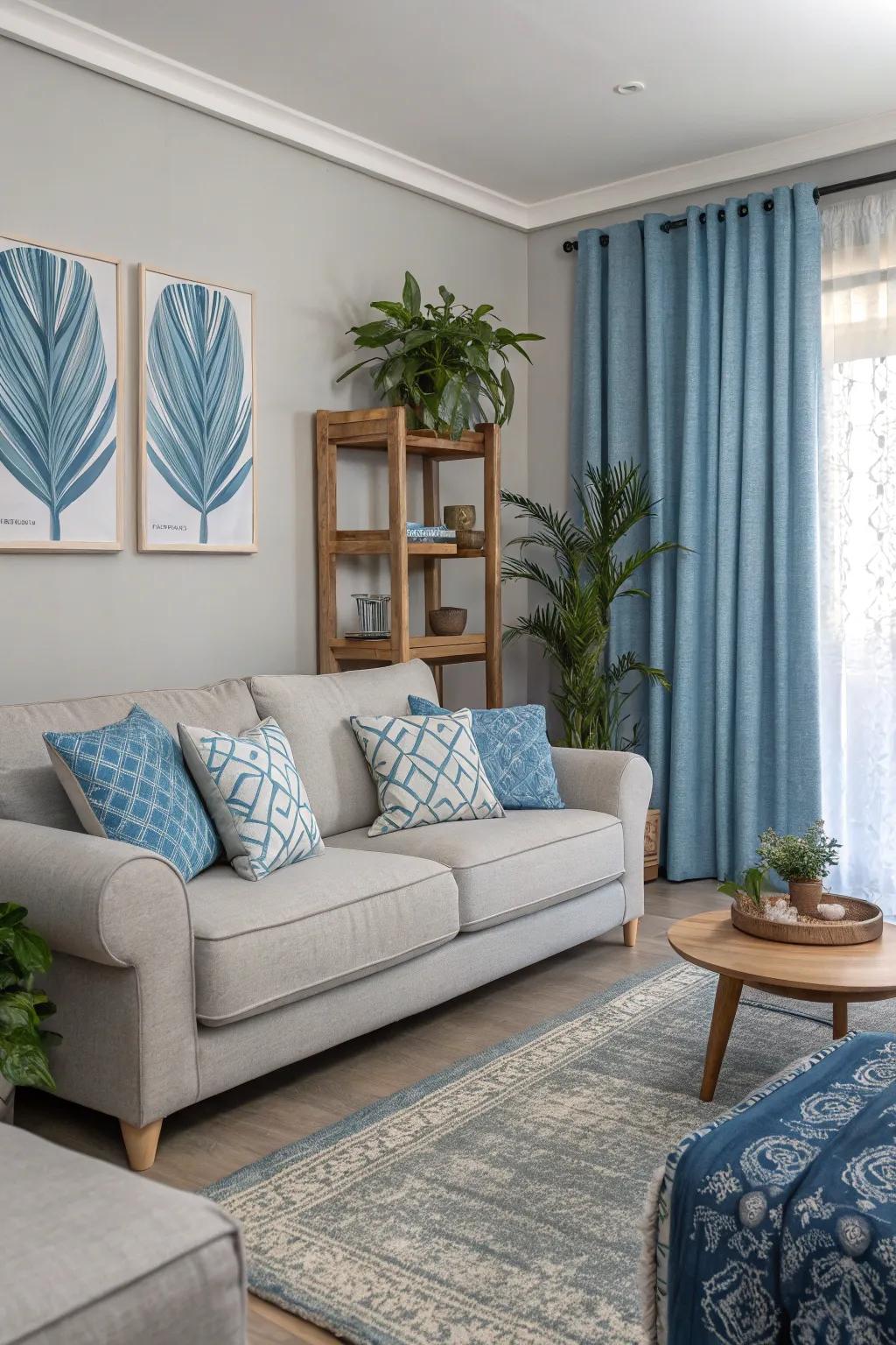 A cohesive color scheme delivering a tranquil atmosphere.