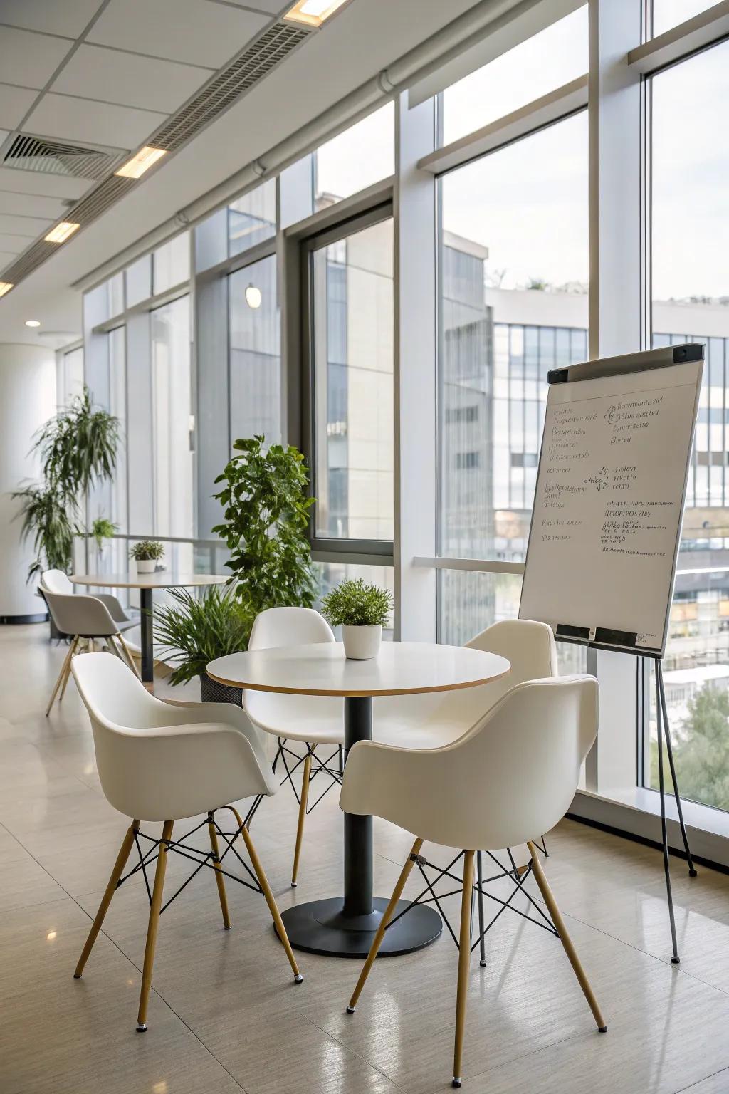 An elegant design ensures the space remains stylish and efficient.