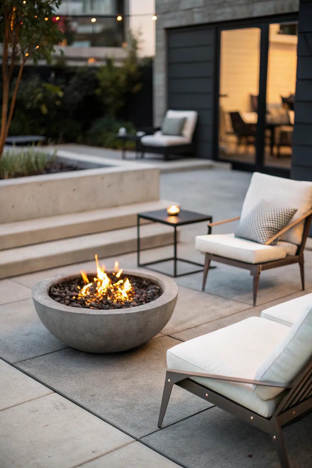 Modern minimalism highlights simplicity and style.