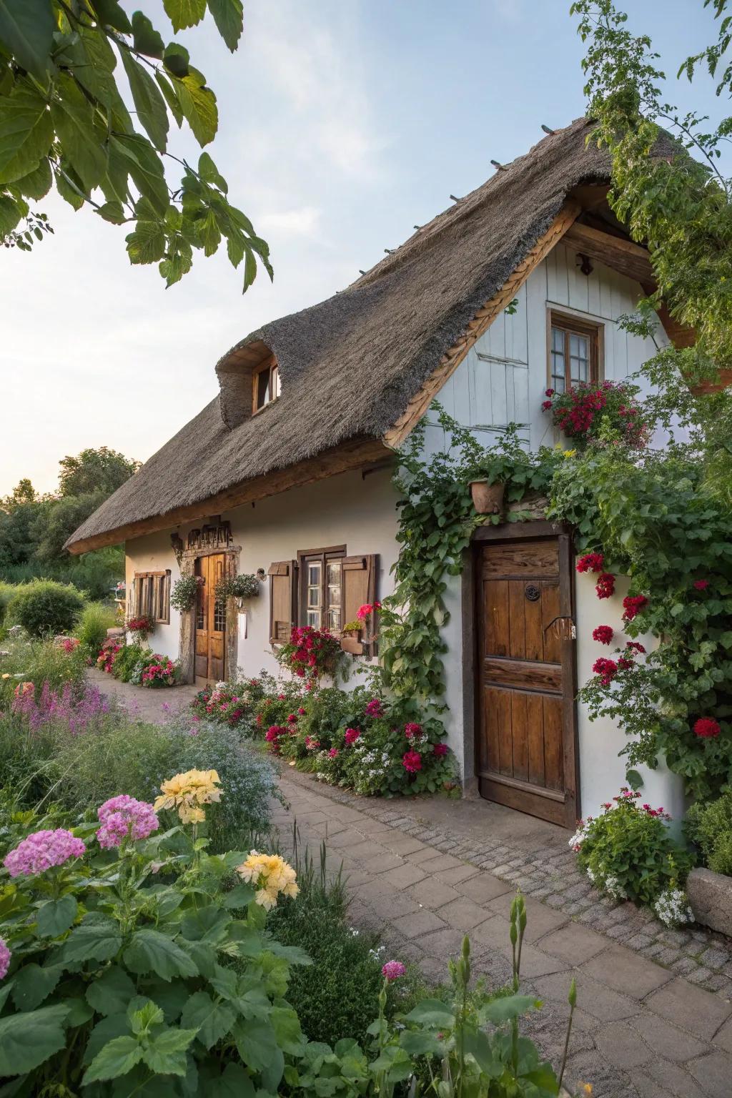 Cottage barns offer charm and a welcoming atmosphere.