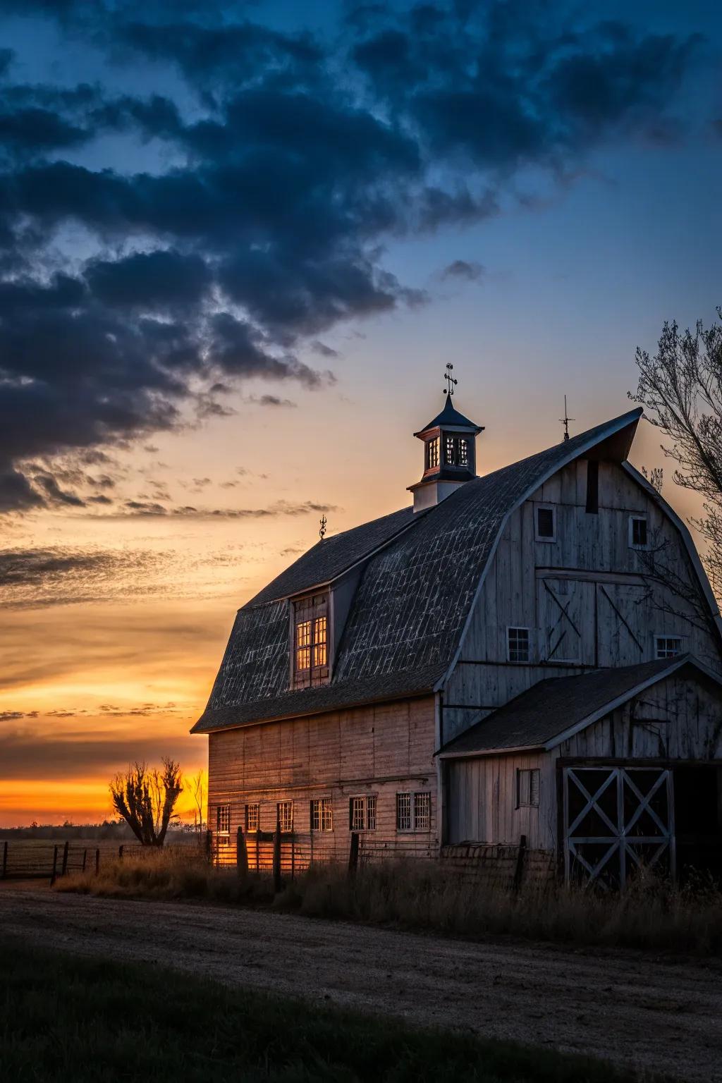 Intricate designs impart a dramatic sophistication to your barn.