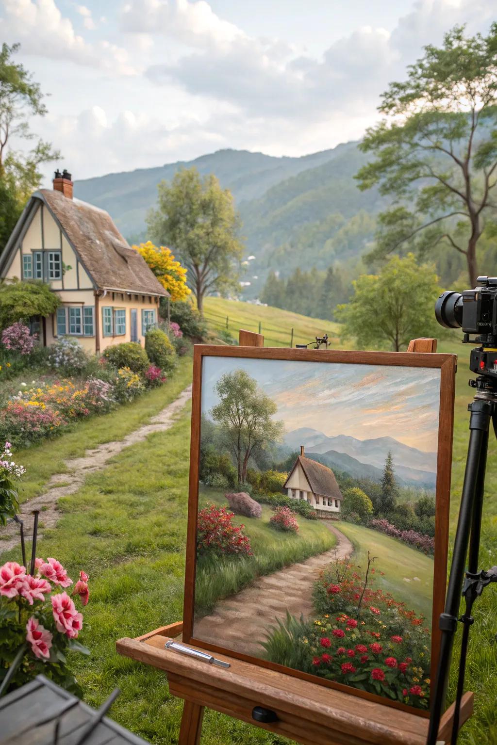 Classic landscapes capture the serenity and straightforwardness of pastoral existence.