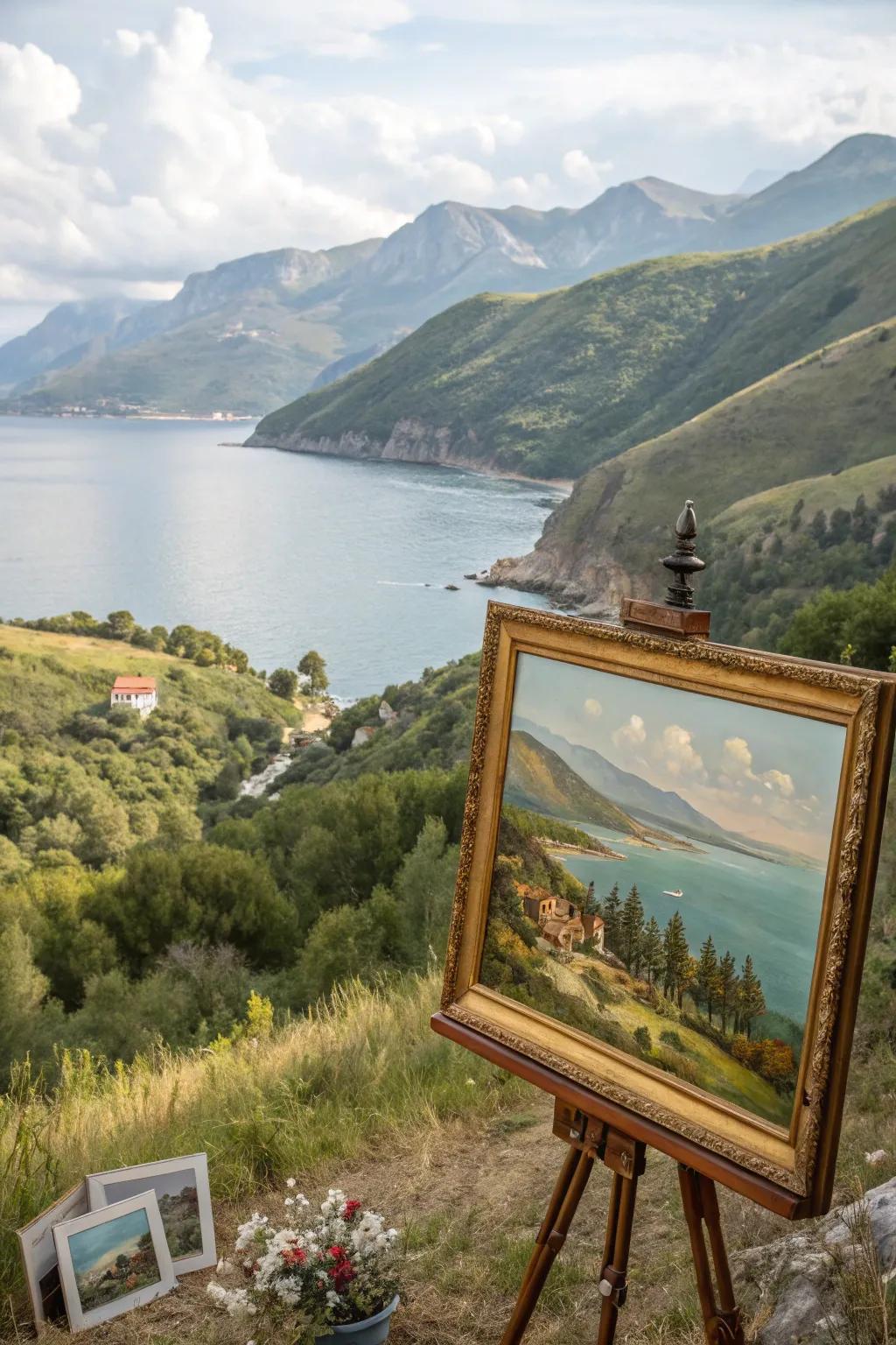 Open-air views furnish a breath of unpolluted air inside.