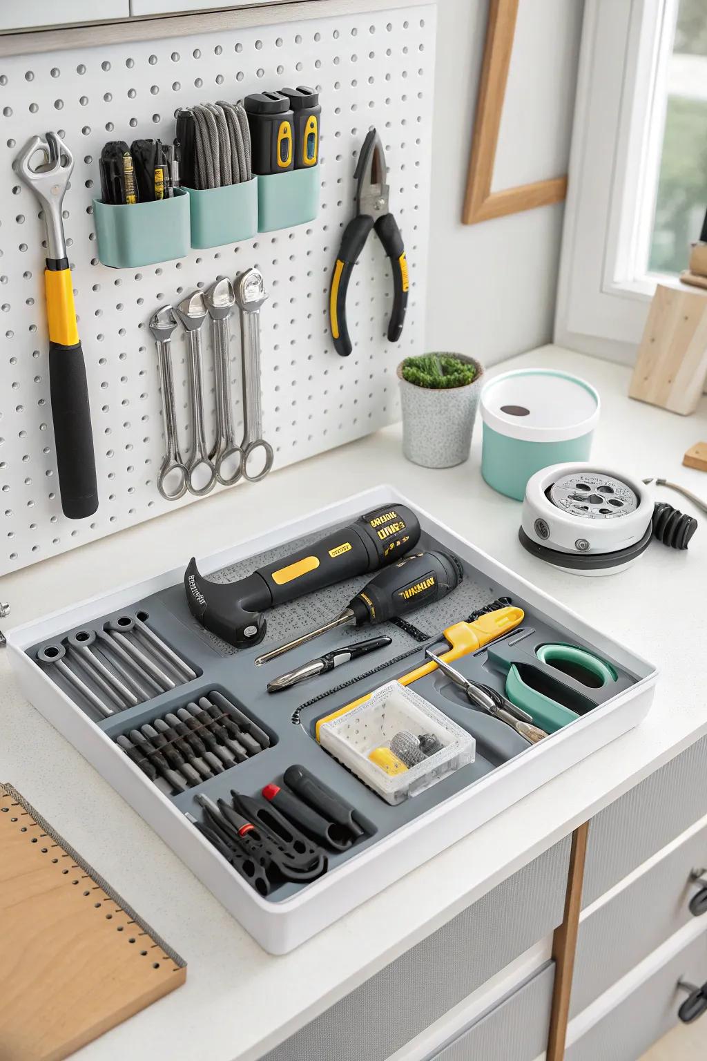 Ergonomic tools enhance comfort and efficiency.