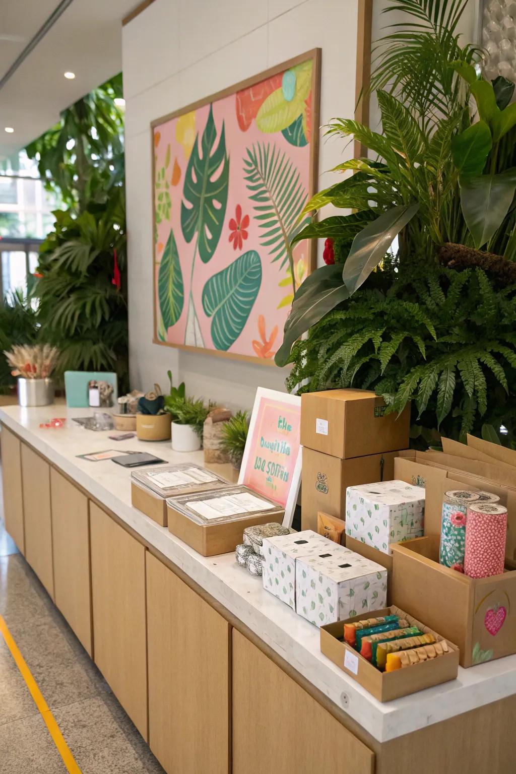 Add personal touches to make your packing station uniquely yours.