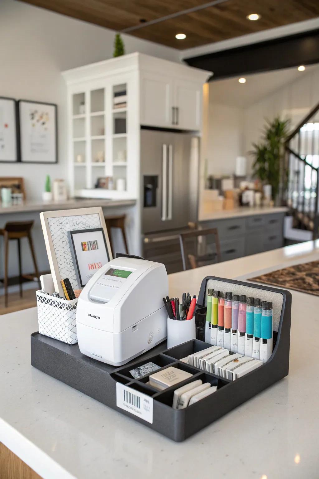 Streamline your process with a dedicated labeling station.