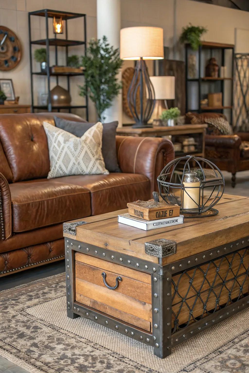 Mixing textures adds depth and interest to the decor.