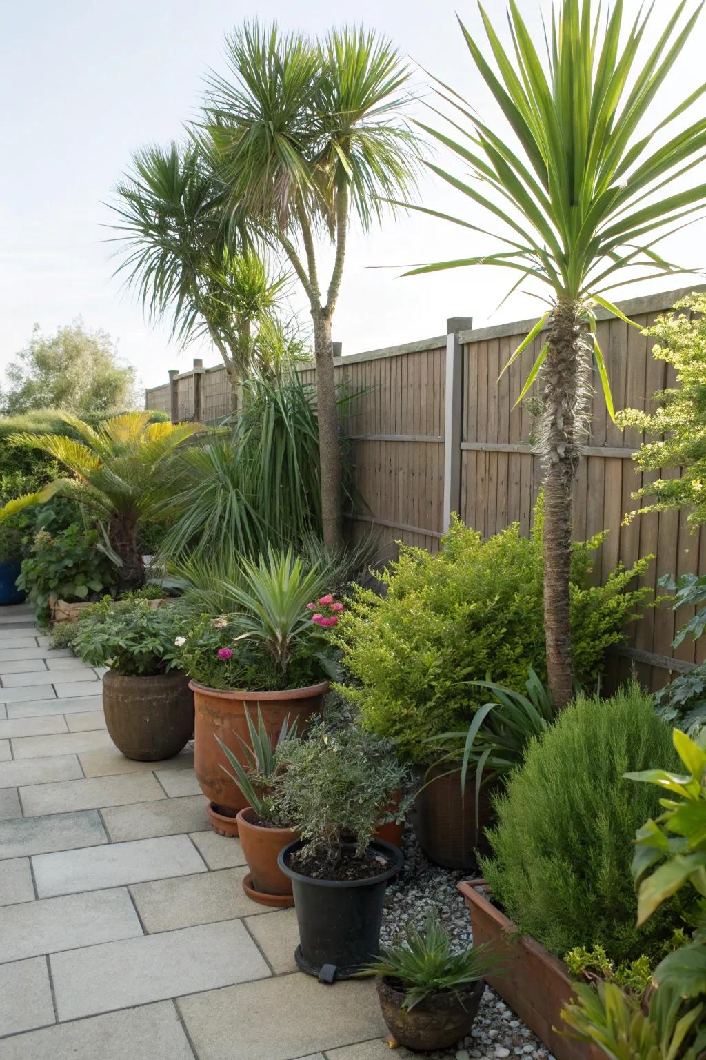 Convert your patio into an exterior haven filled with plants.