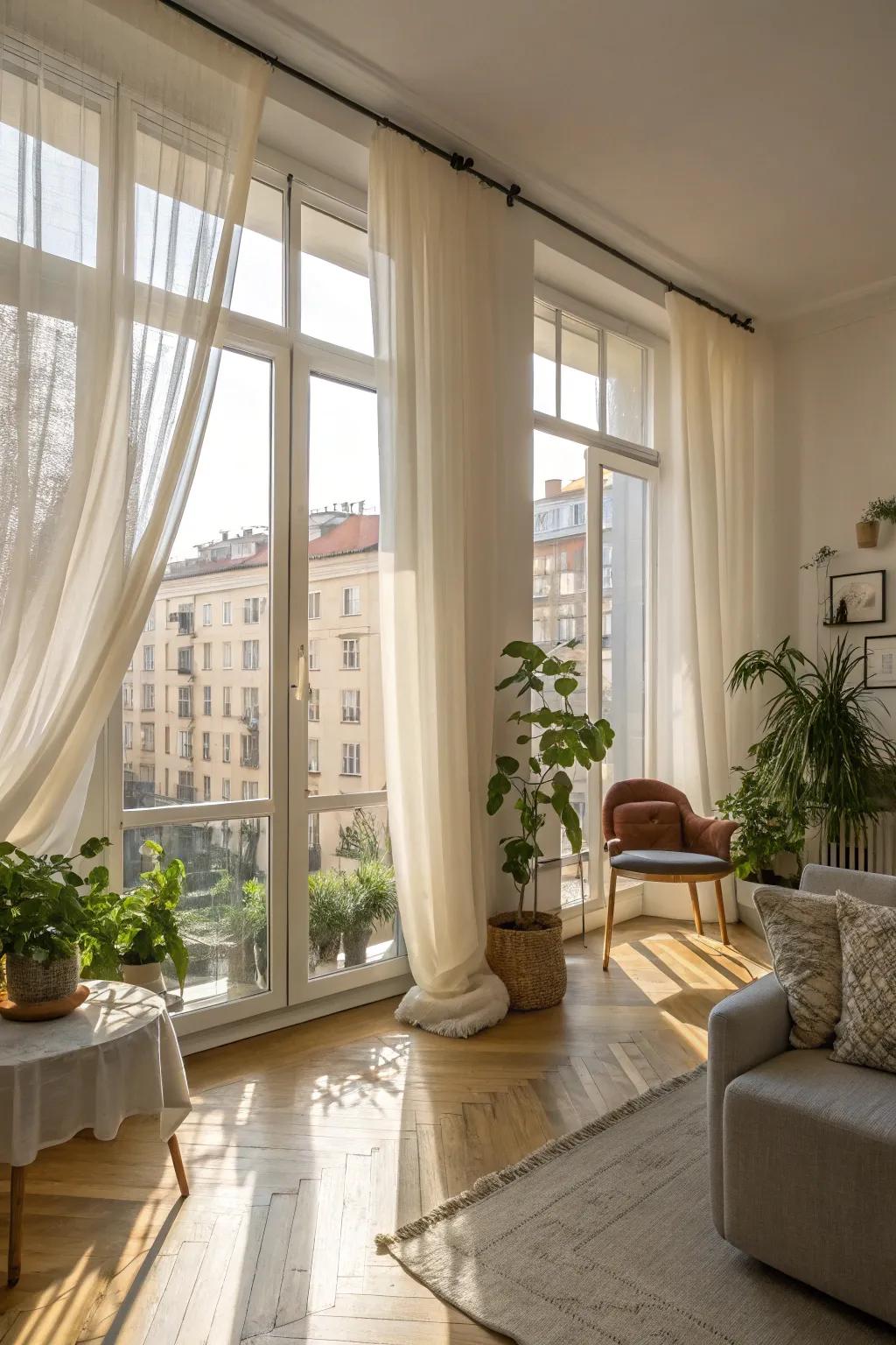 Let natural light uplift the vibrancy of your space.