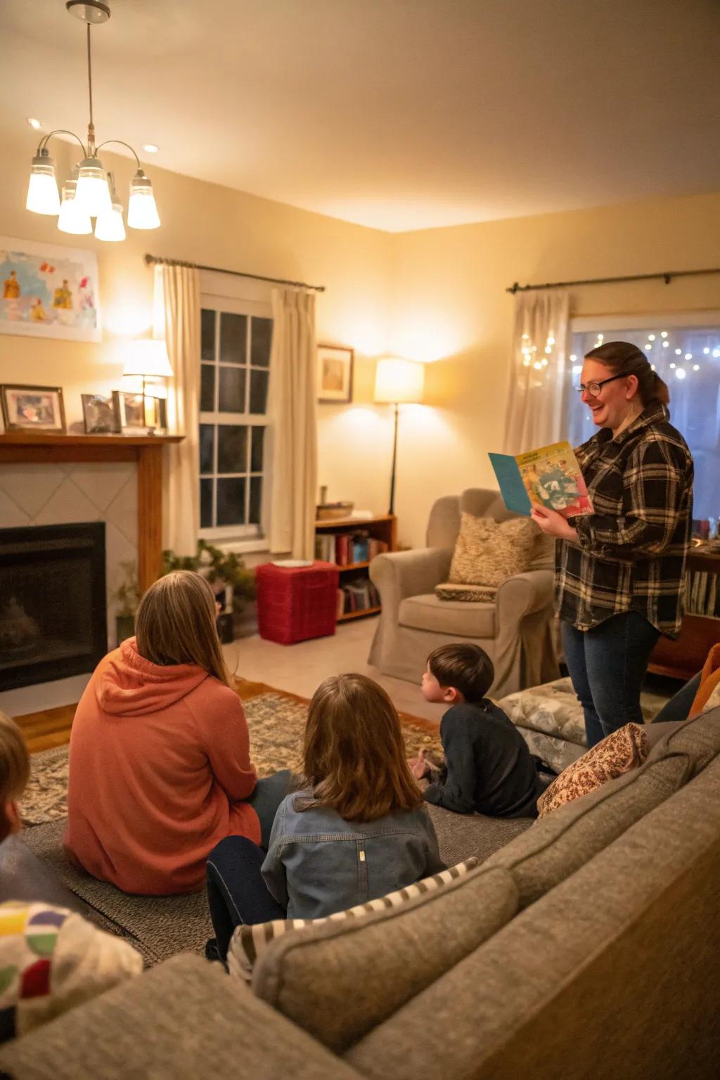 A captivating storytelling night with engrossing tales.